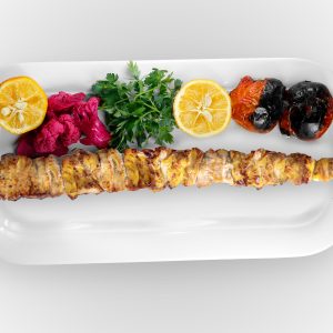 چلو جوجه کباب زعفرانی